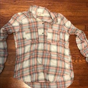 Hollister plaid shirt.